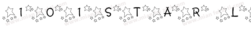 101star lit字体转换